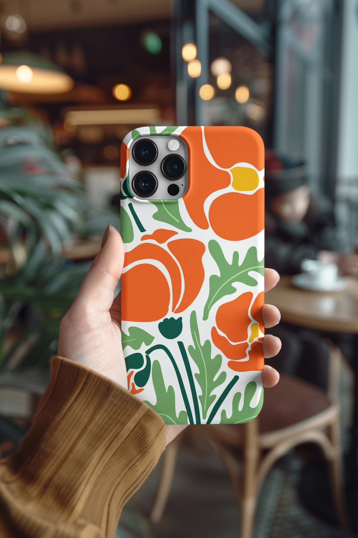 Orange Daisy MagSafe iPhone® Case